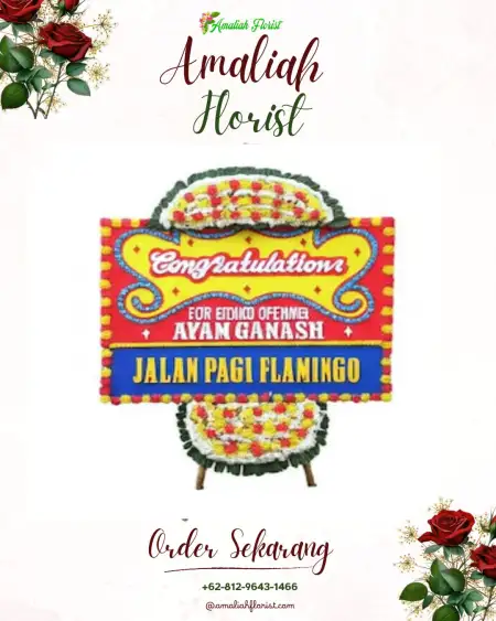 Sewa Papan Bunga Tapak Siring